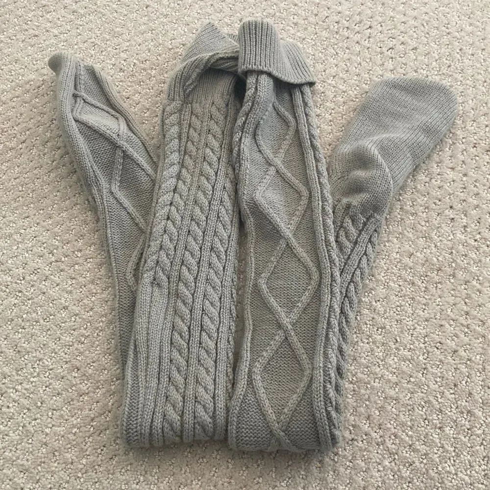 Boot socks - cable knit